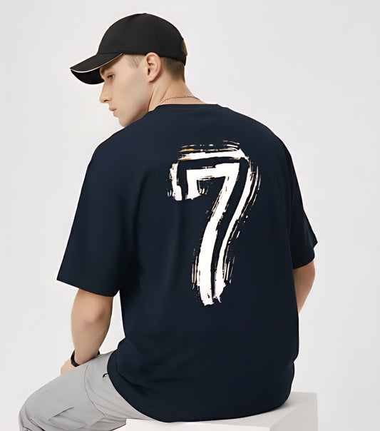 Ronaldo Number 7 T-Shirt | Classic Crew Neck Cotton Tee