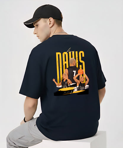Basketball Davis T-Shirt – Sports Graphic Unisex Cotton Tee