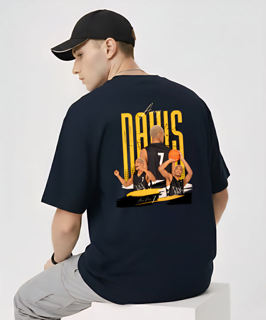 Basketball Davis T-Shirt – Sports Graphic Unisex Cotton Tee