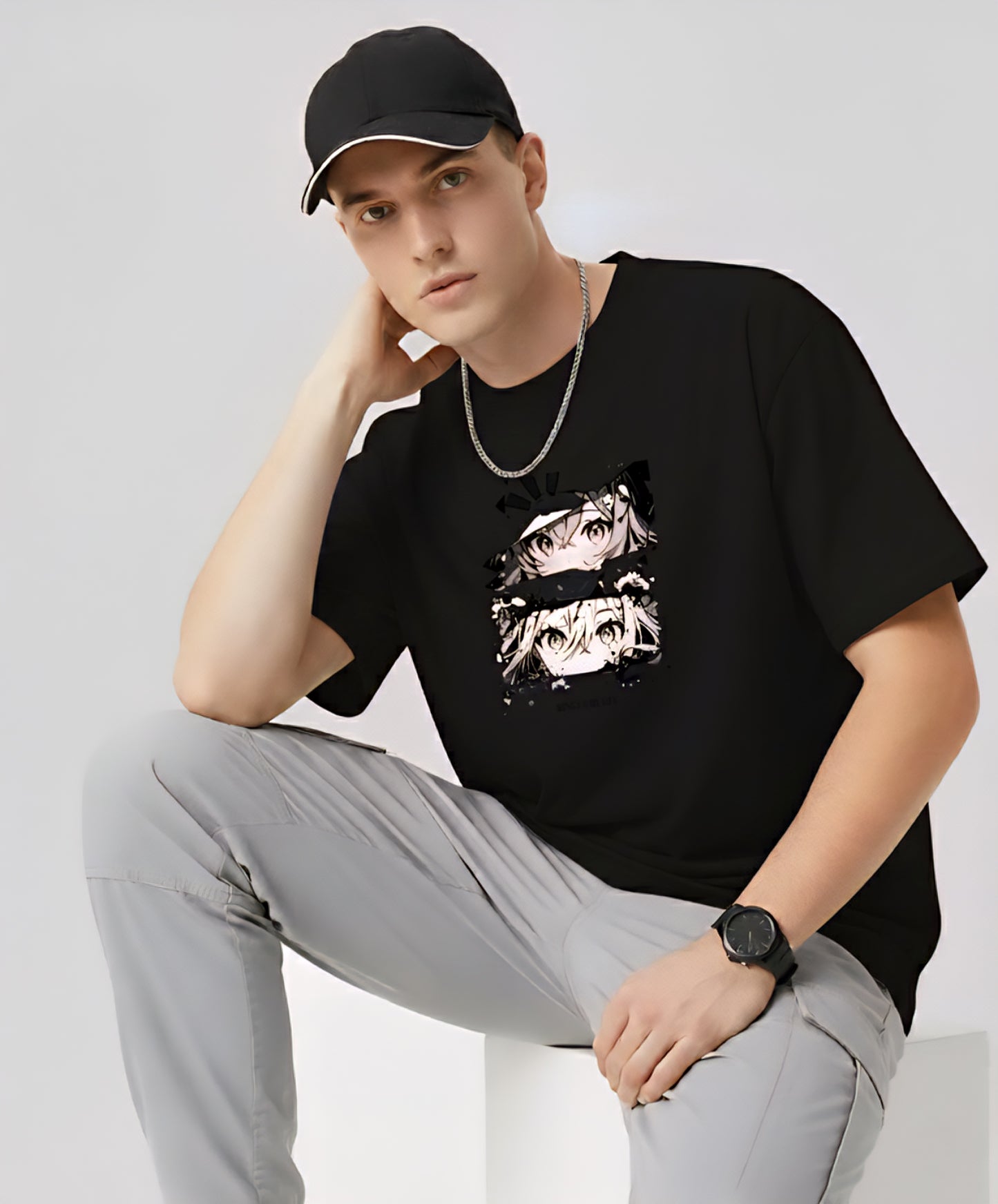 Aesthetic Anime T-Shirt: Unisex Kawaii Graphic Tee for Him & Her