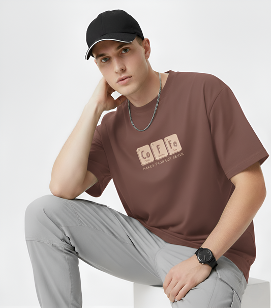Periodic Table Coffee T-Shirt – Unisex Classic Crew Tee for Coffee Addicts