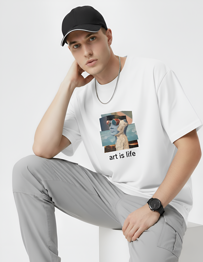 Abstract College Graphic T-Shirt | Unisex Streetwear Tees