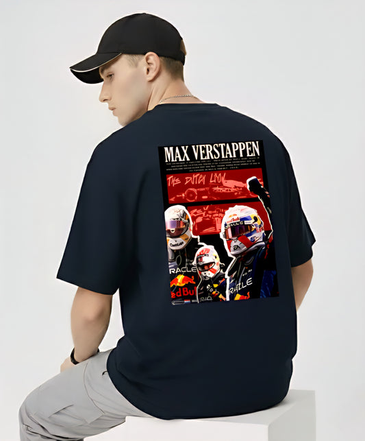 F1 Champion T-Shirt: Max Verstappen Racing Car Graphic Tee