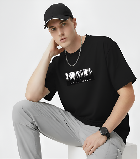 Stay Wild Unisex Graphic Tee | Classic Crew Streetwear