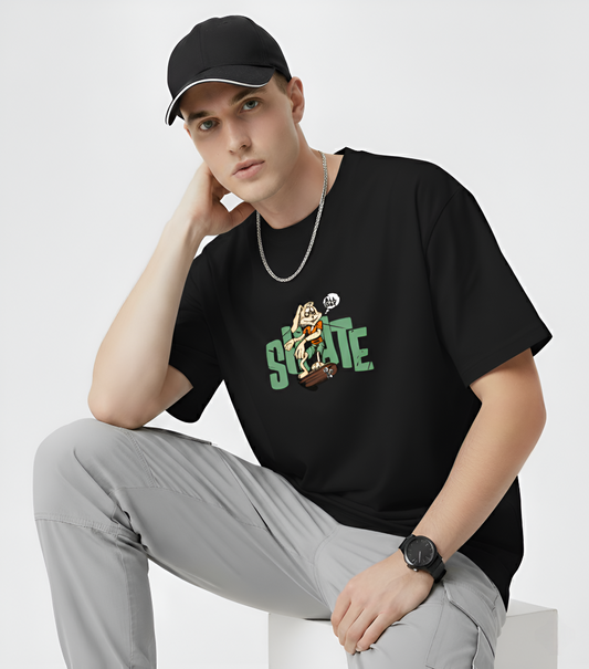 Skate Graphic T-Shirt- Unisex Streetwear Casual Tee