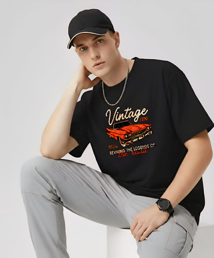 Retro 1989 Vintage Car Graphic T-Shirt