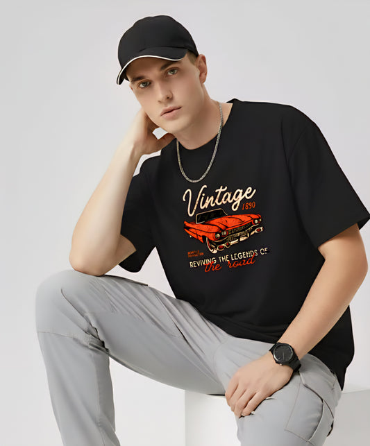 Retro 1989 Vintage Car Graphic T-Shirt